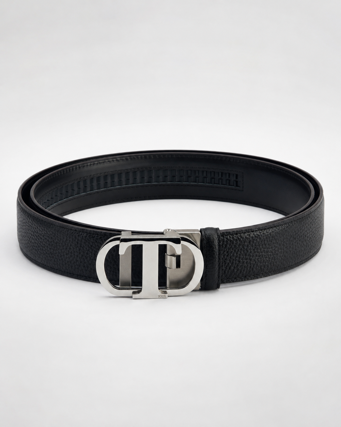 Black/ Silver-tone Silver-Tone Buckle Belt - Product image 1