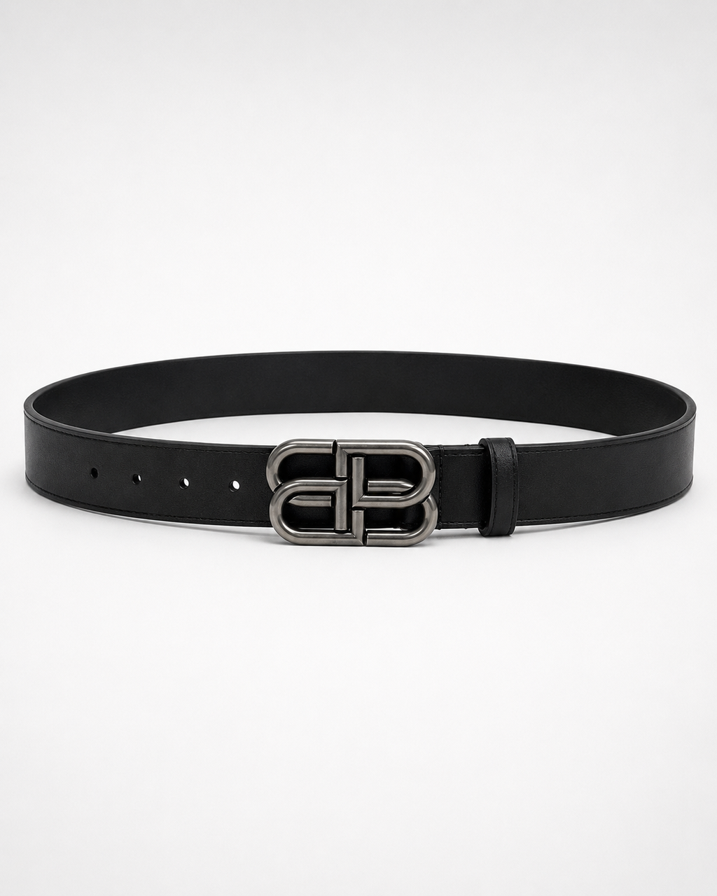 Black/ Gunmetal/ dark silver Dark Metal Buckle Belt - Product image 1