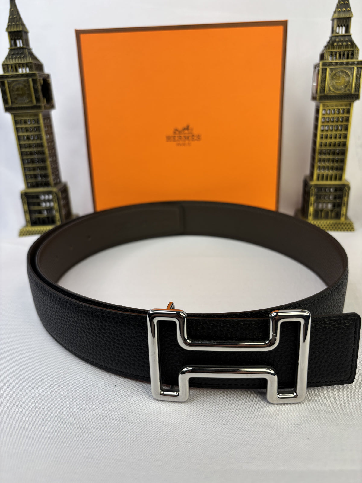 Black/ Brown Silver-Tone Buckle Belt - Product image 2