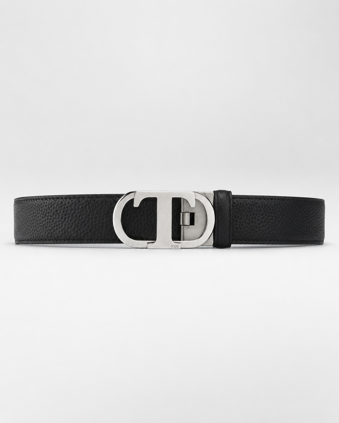 Black/ Silver-tone Silver-Tone Buckle Belt - Product image 2