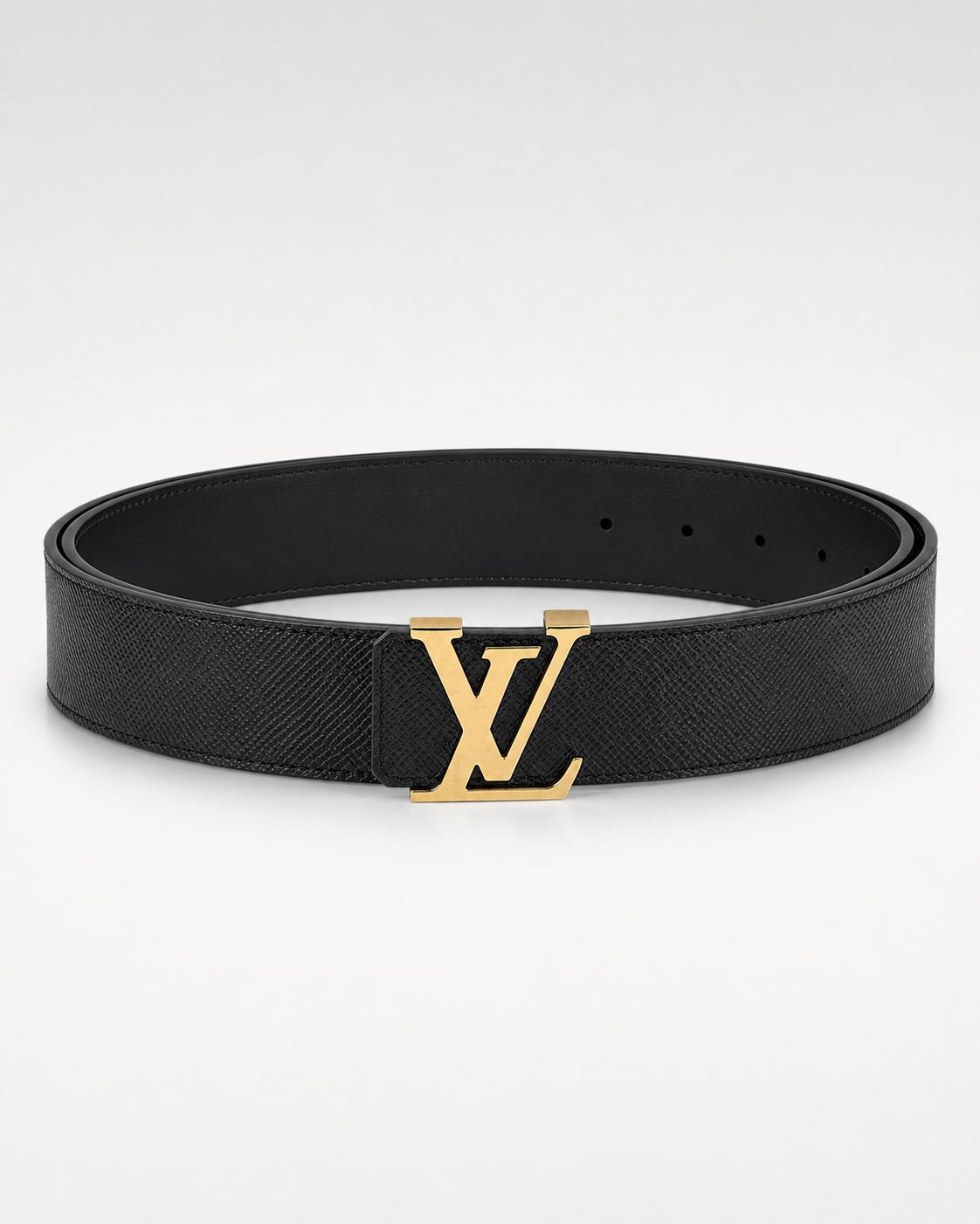 Black/ Gold-tone Reversible Gold-Tone Buckle Belt - Product image 2