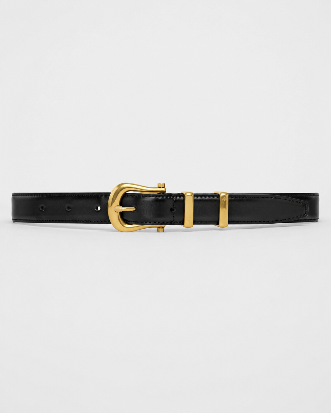 Black/ Gold Gold-Tone Buckle Belt - Product image 2