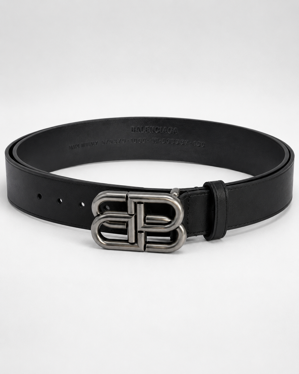 Black/ Gunmetal/ dark silver Dark Metal Buckle Belt - Product image 2