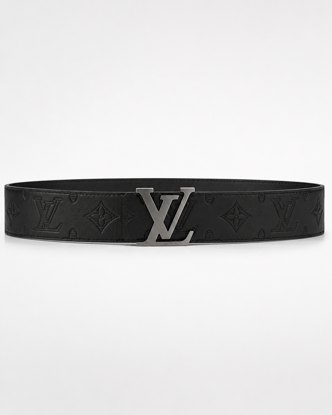 Black/ Silver-tone Silver-Tone Buckle Belt - Product image 2