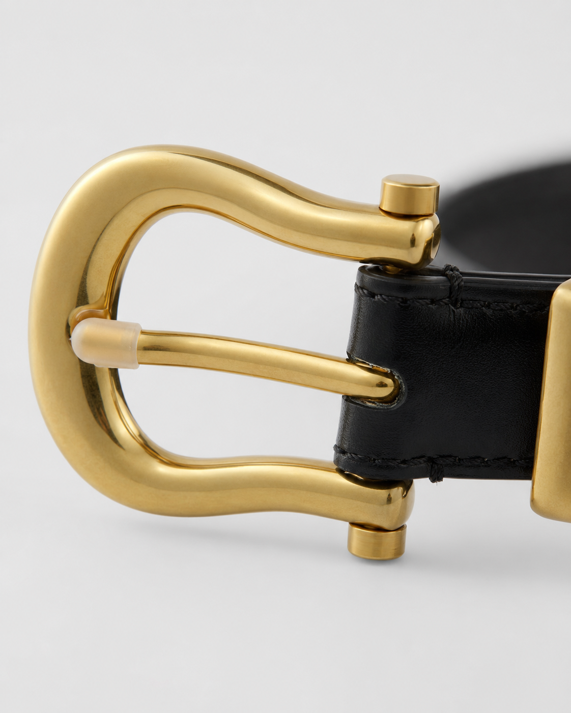 Black/ Gold Gold-Tone Buckle Belt - Product image 3