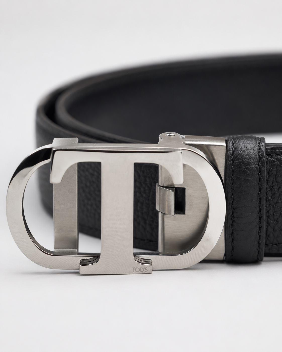 Black/ Silver-tone Silver-Tone Buckle Belt - Product image 3
