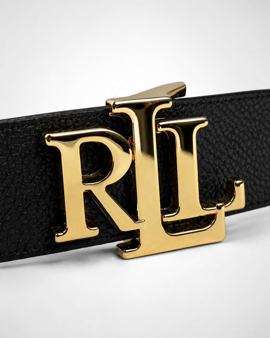 Black/ Blue Reversible Gold-Tone Buckle Belt - Product image 3