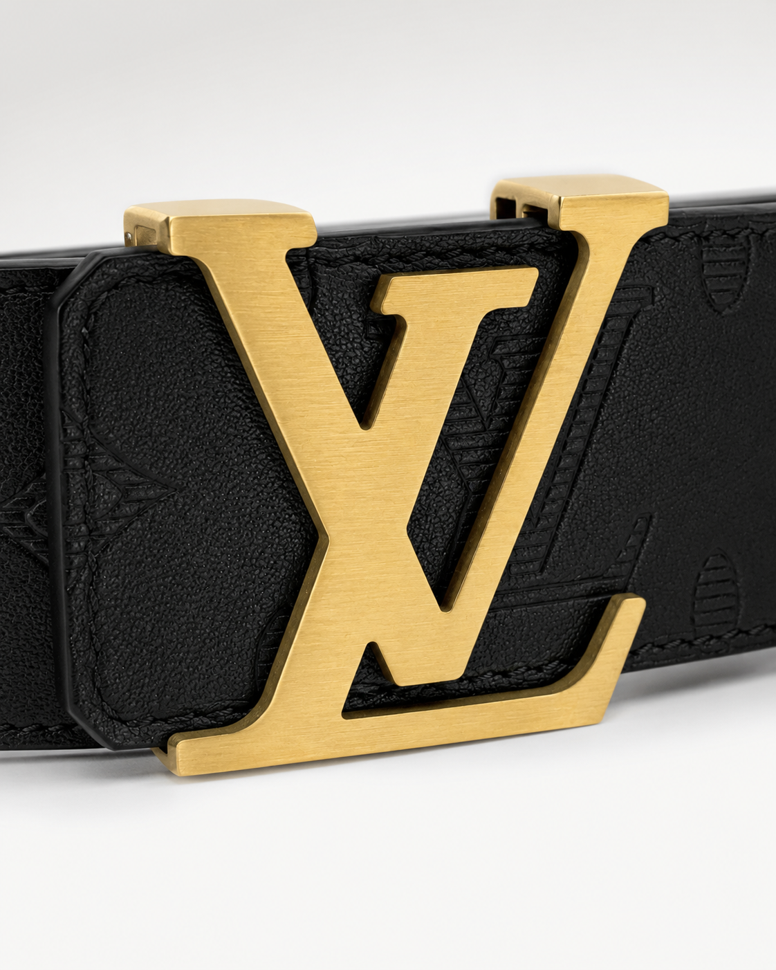 Black/ Gold Gold-Tone Buckle Belt - Product image 3