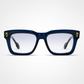TH Navy Blue Clear-Tint Square Sunglasses
