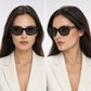 TF Black Grey Square Sunglasses