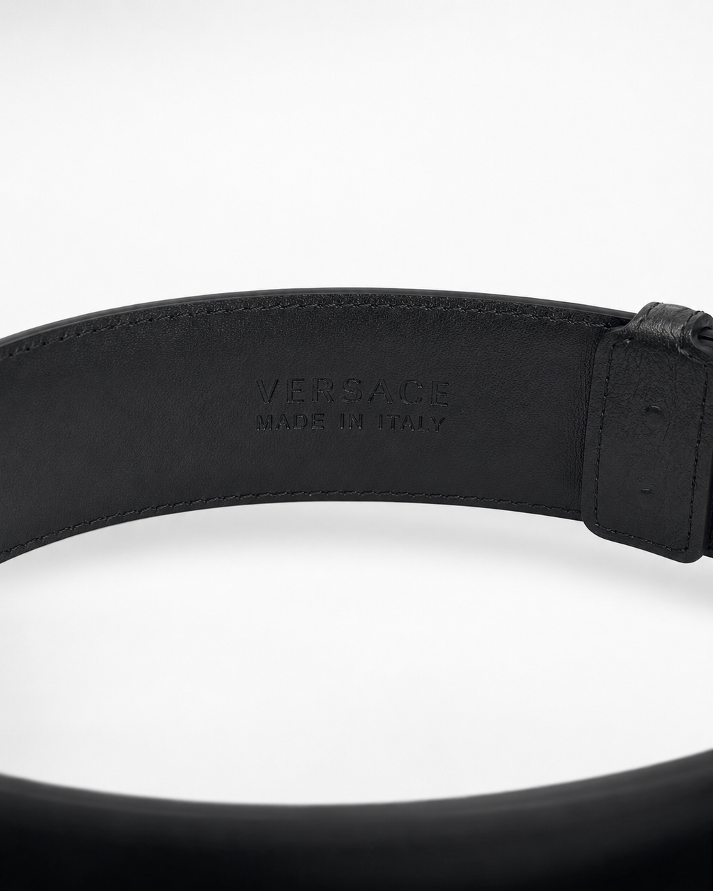 Black/ Black gunmetal Dark Metal Buckle Belt - Product image 5