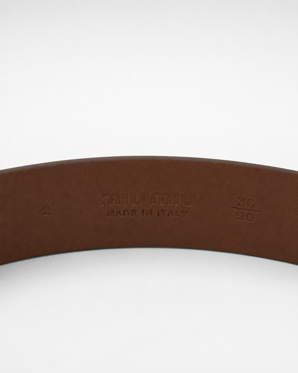 Brown/ Gold Gold-Tone Buckle Belt - Product image 5