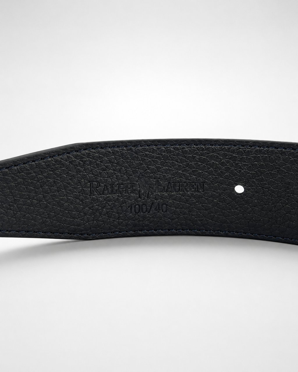 Black/ Blue Reversible Gold-Tone Buckle Belt - Product image 5