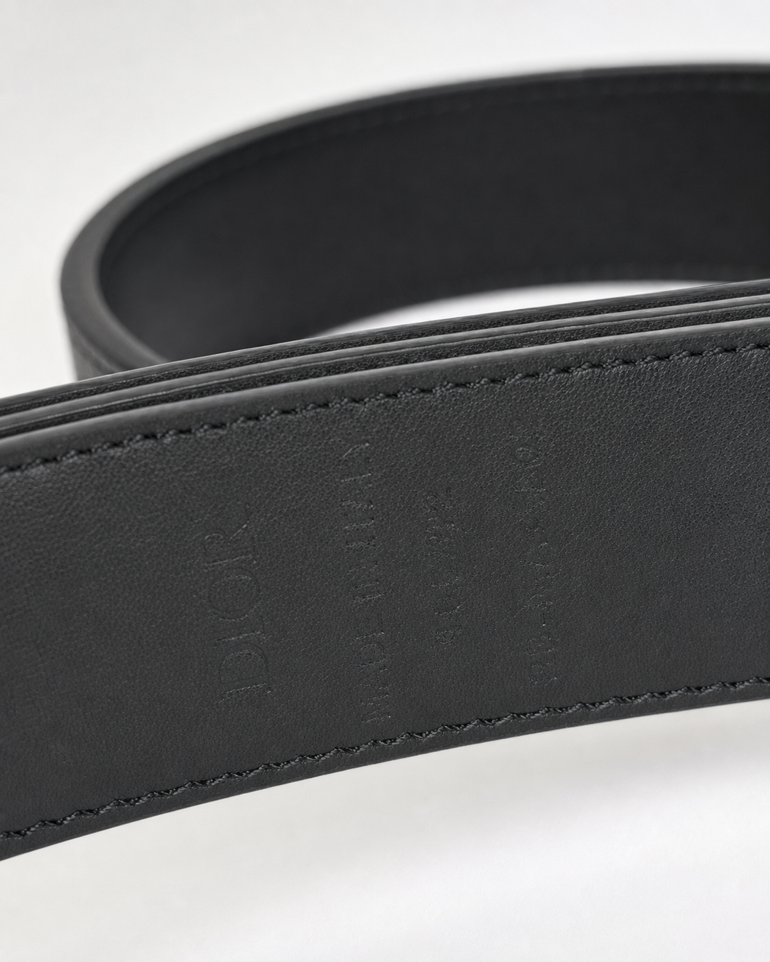 Black/ Gold Reversible Gold-Tone Buckle Belt - Product image 5