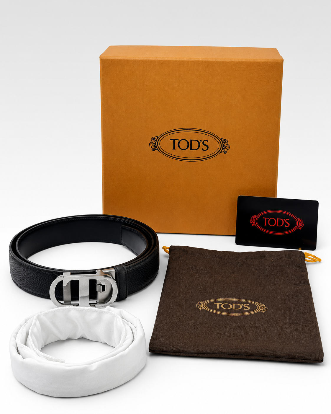 Black/ Silver-tone Silver-Tone Buckle Belt - Product image 6