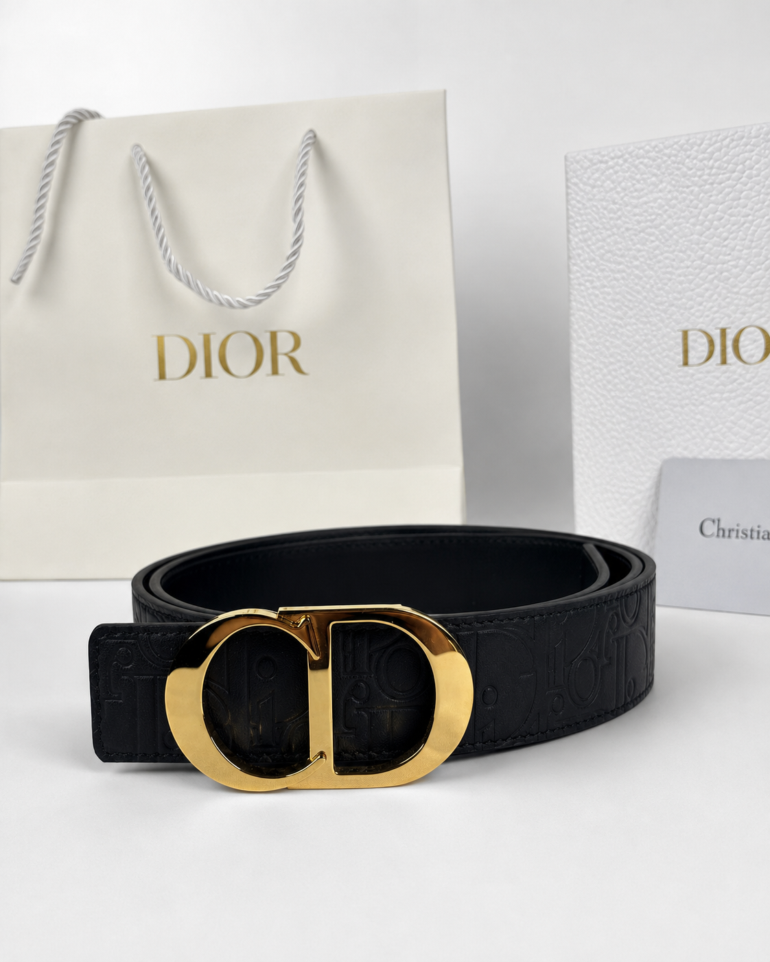 Black/ Gold Reversible Gold-Tone Buckle Belt - Product image 6