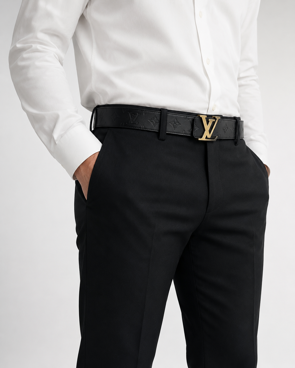 Black/ Gold Gold-Tone Buckle Belt - Product image 8