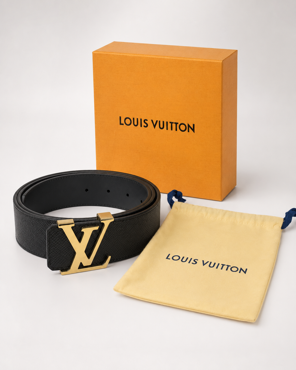 Black/ Gold-tone Reversible Gold-Tone Buckle Belt - Product image 8