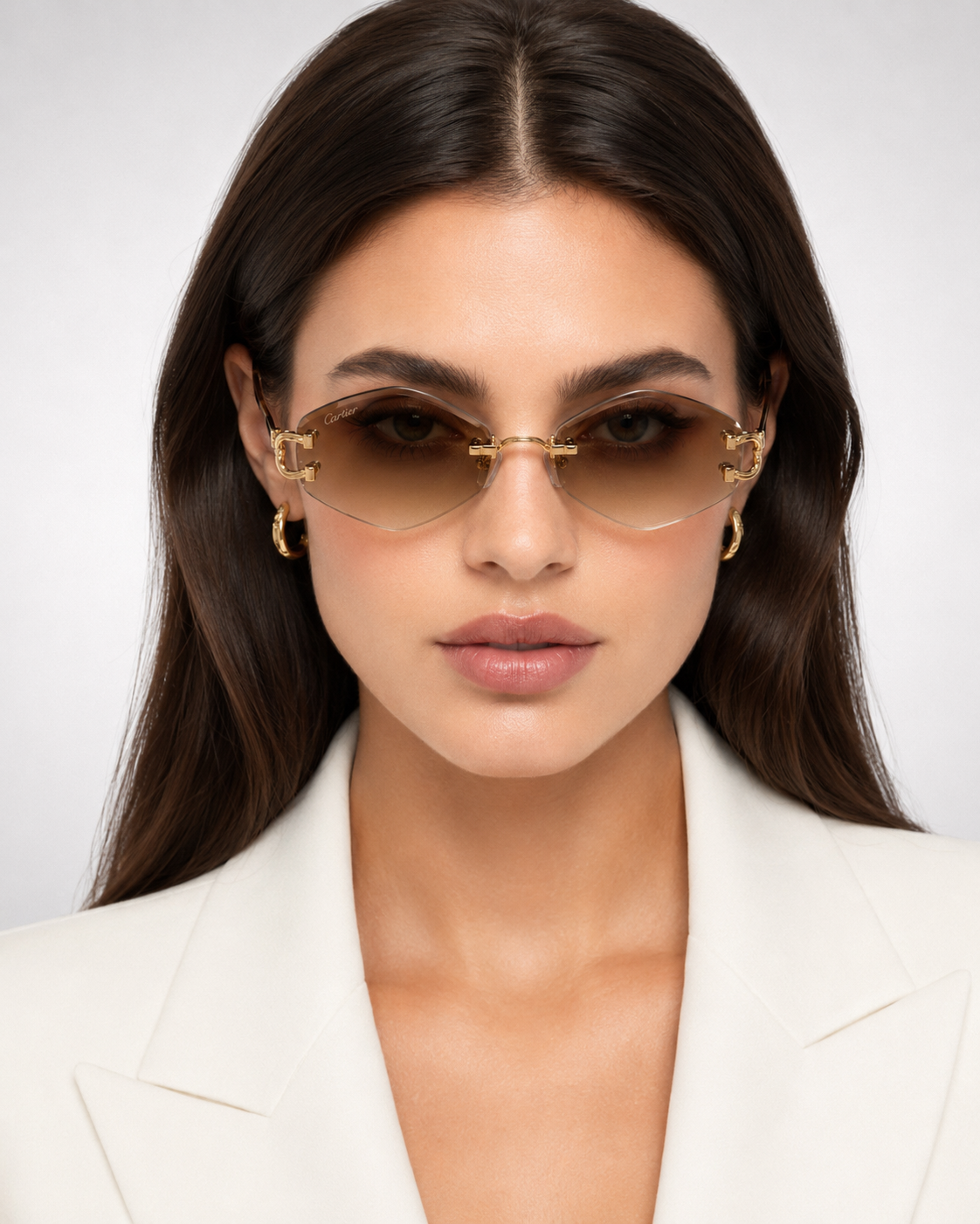 CR Signature C Butterfly Gradient Sunglasses