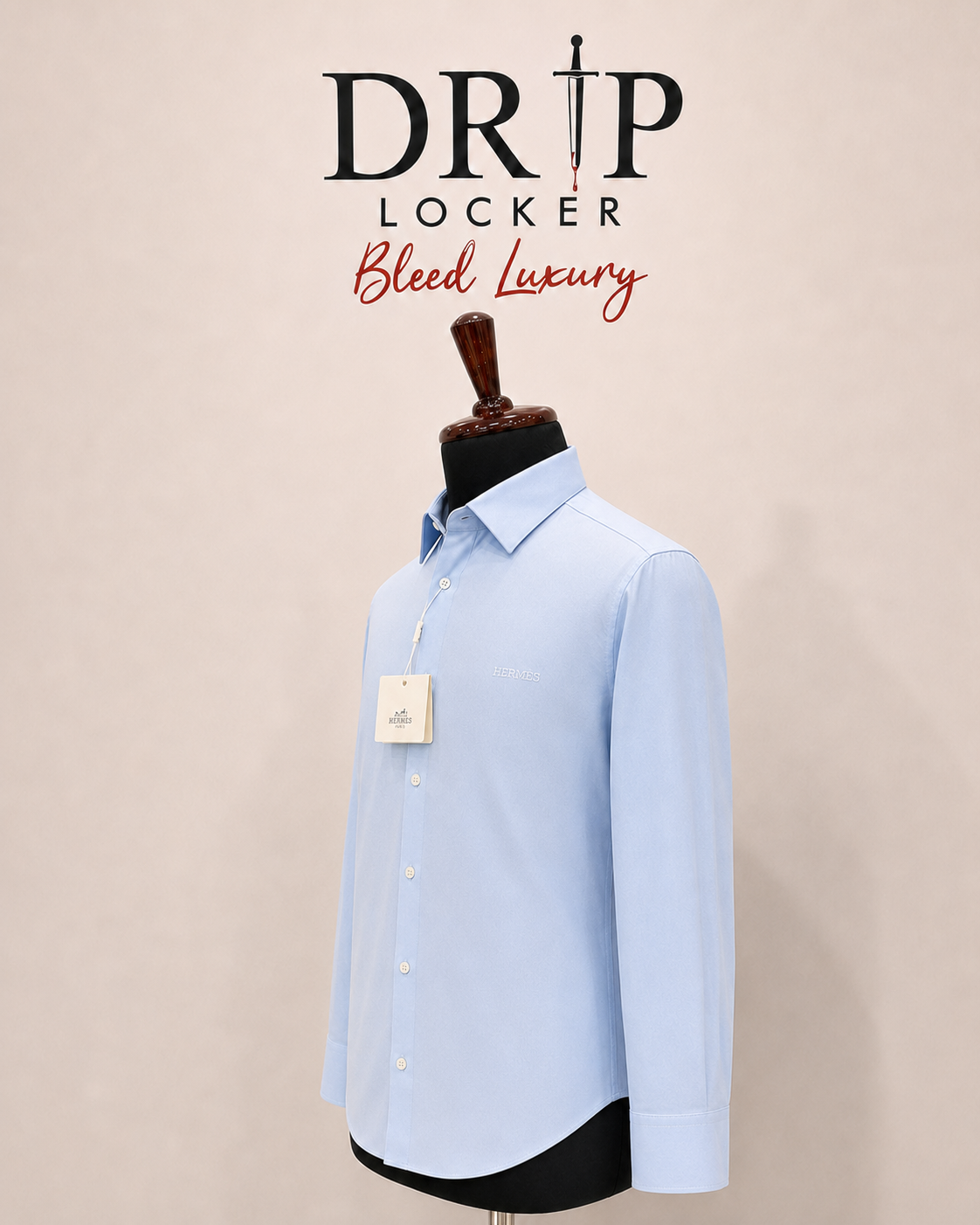 Men’s Pale Blue detail Shirt - 2CE52687 08F5 41F2 B901 E2BAFB4459B0