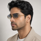 CR Skyfade Geometric C Rimless Sunglasses
