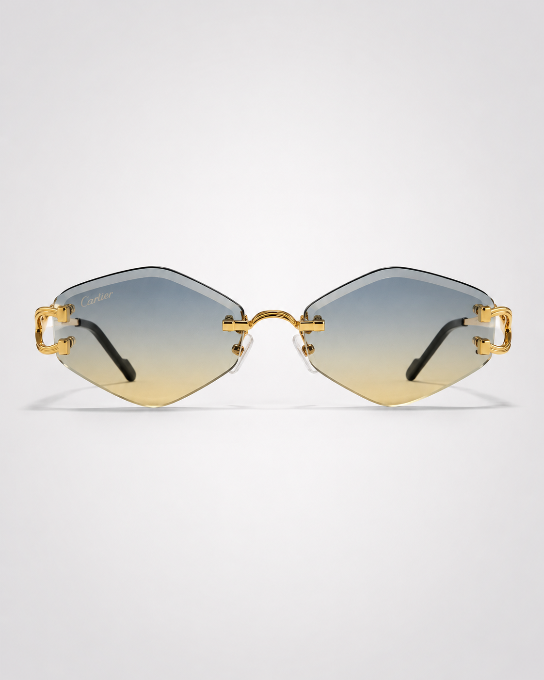 CR Skyfade Geometric C Rimless Sunglasses