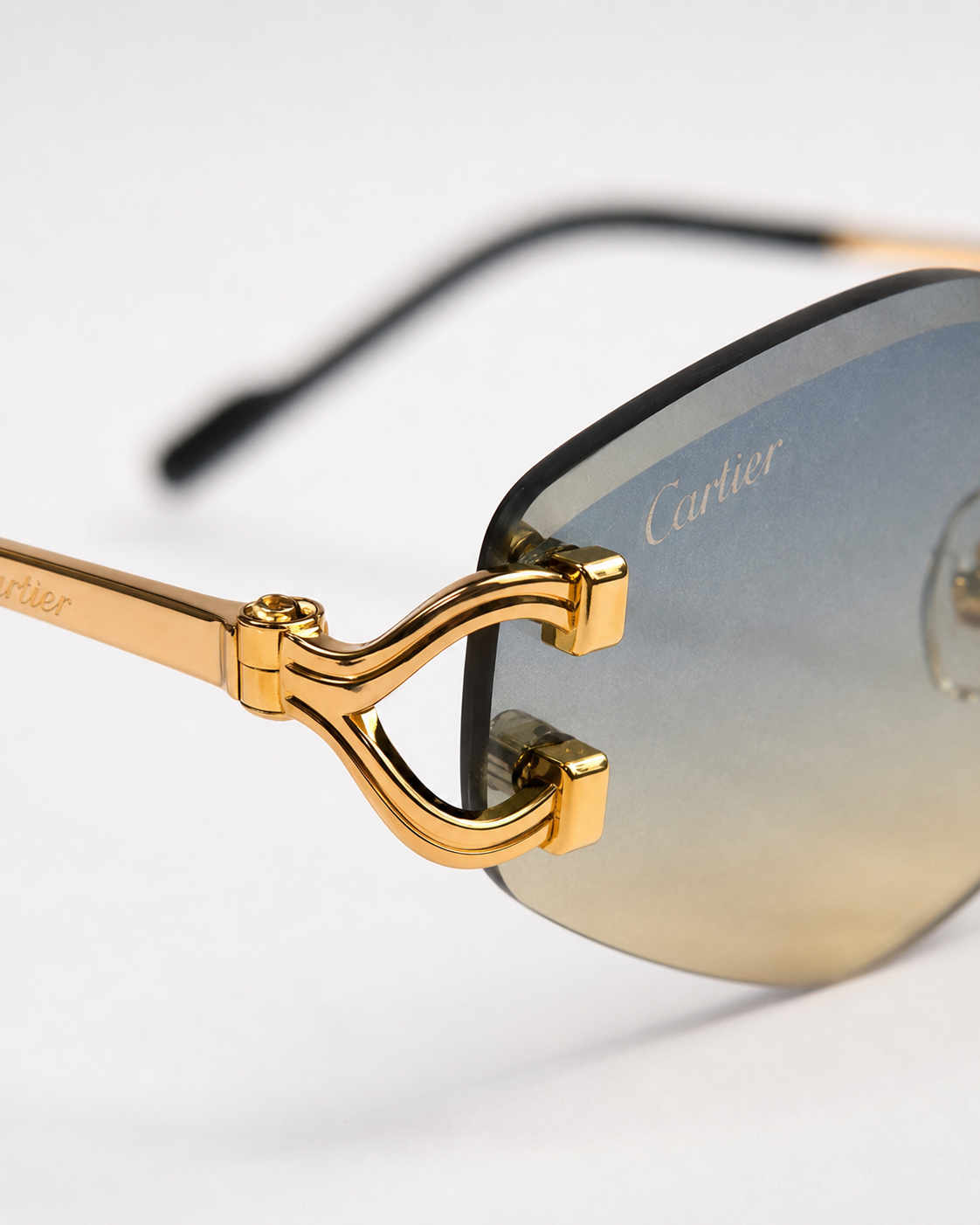 CR Skyfade Geometric C Rimless Sunglasses
