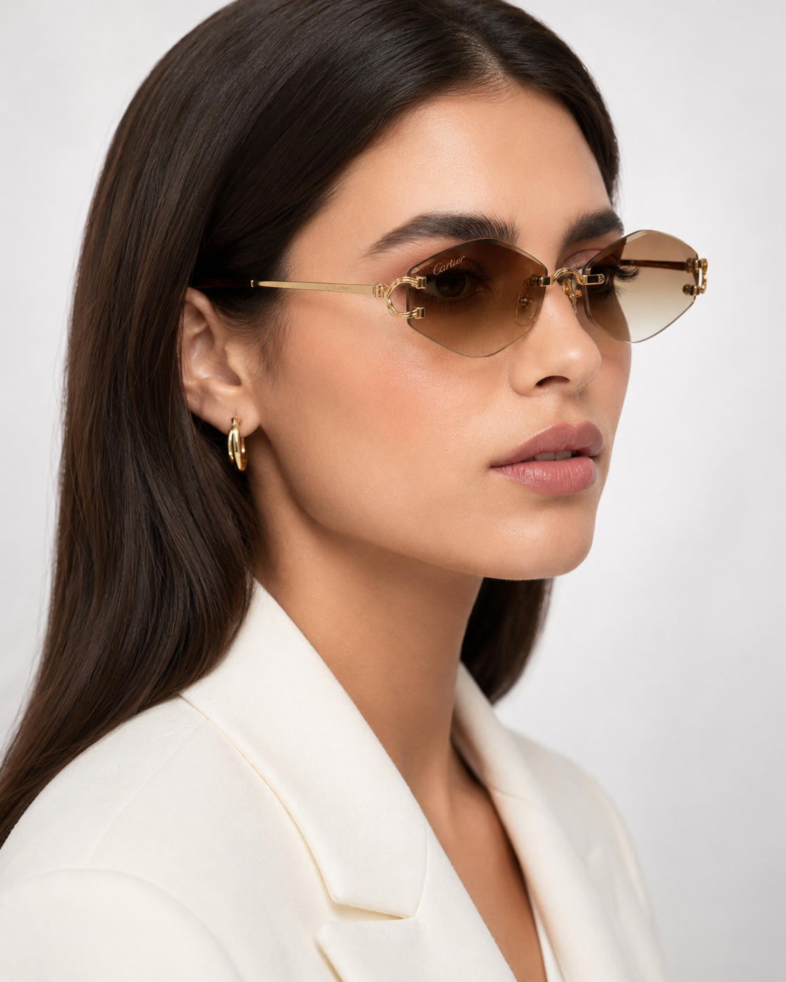 CR Signature C Butterfly Gradient Sunglasses