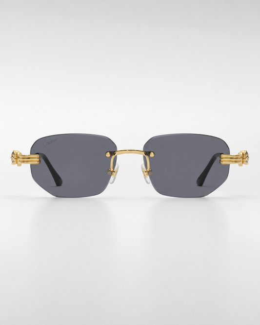 CR Triple-Line Panther Smoke Sunglasses