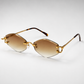 CR Signature C Butterfly Gradient Sunglasses