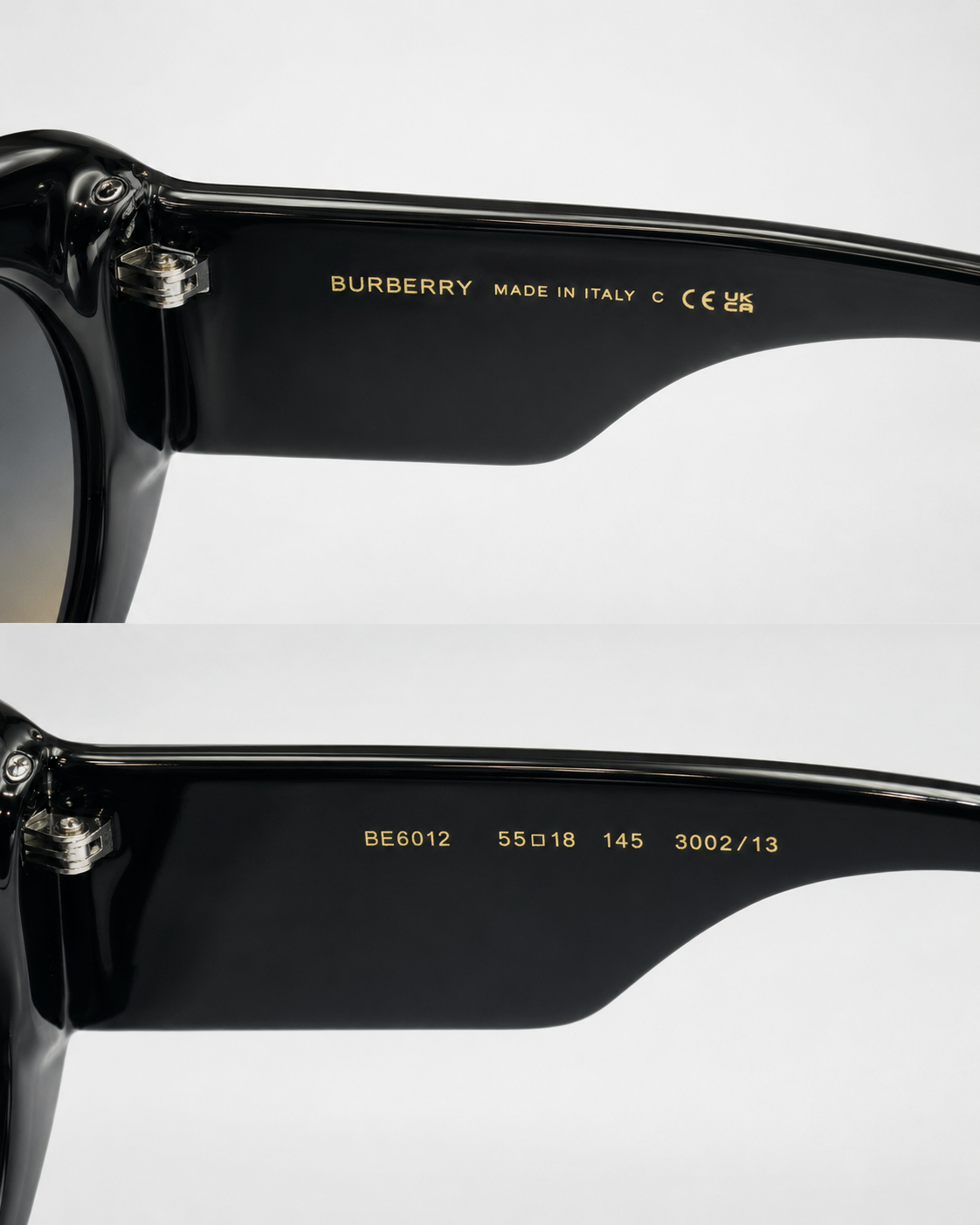 BRBRY — BB Black Gradient Round Sunglasses