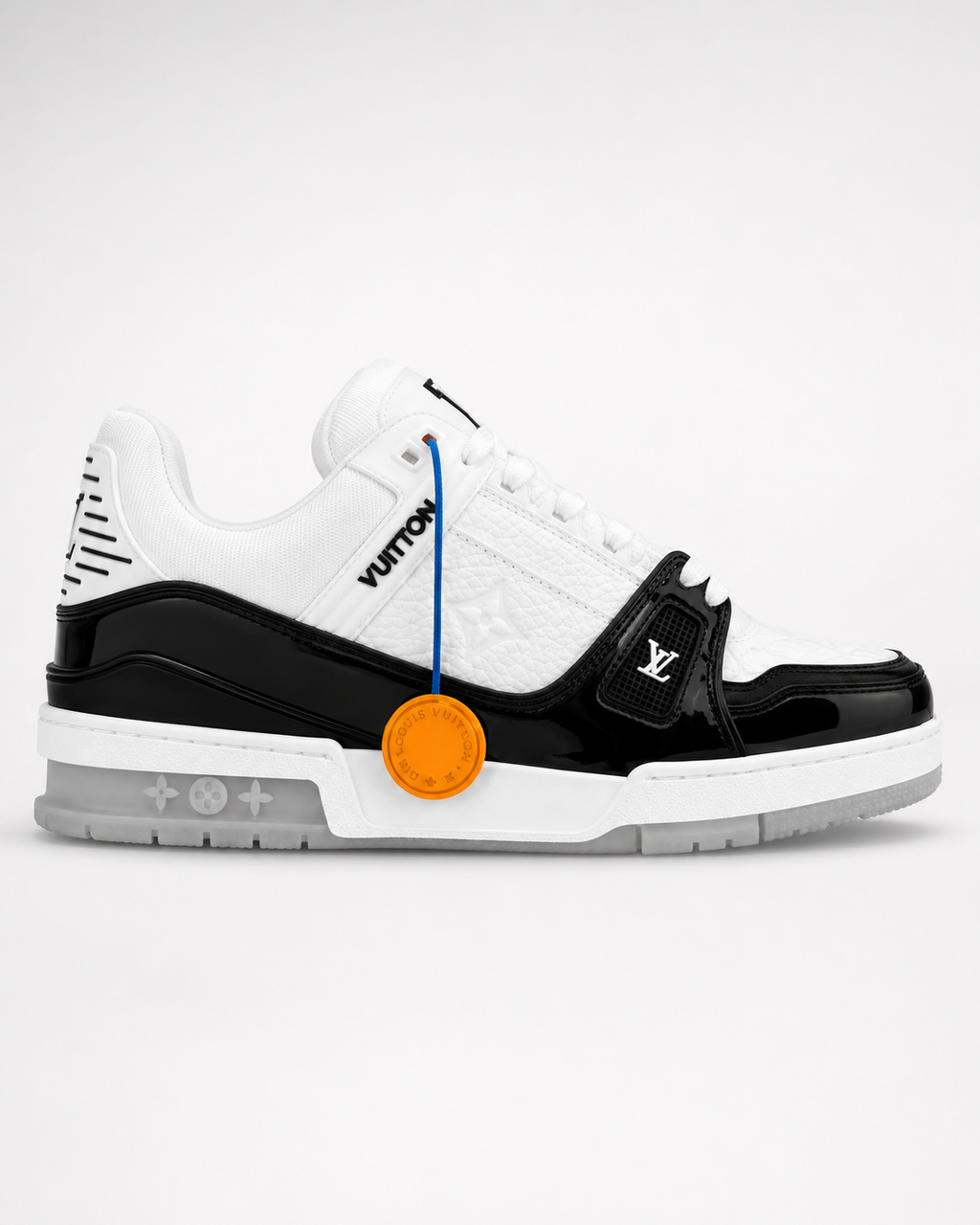 Men’s Black & White Patent-Effect Sneakers - ChatGPT Image Jul 11, 2026, 05 30 12 PM (3)