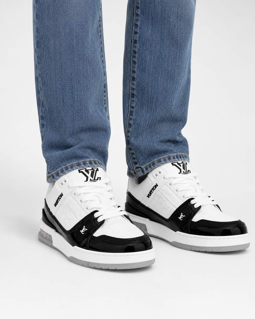 Men’s Black & White Patent-Effect Sneakers - ChatGPT Image Jul 11, 2026, 05 30 13 PM (6)