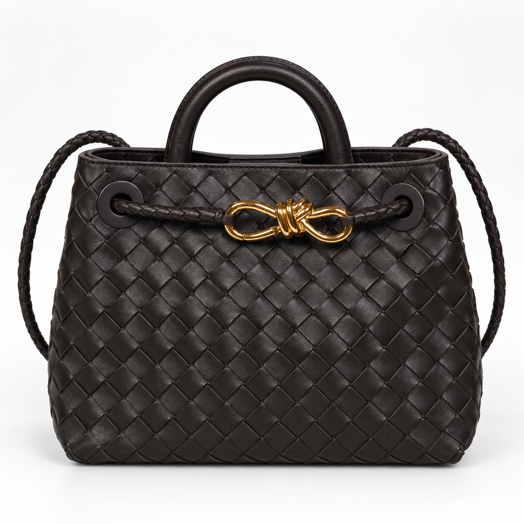 BV Black Woven Top-Handle Bag - product image 2