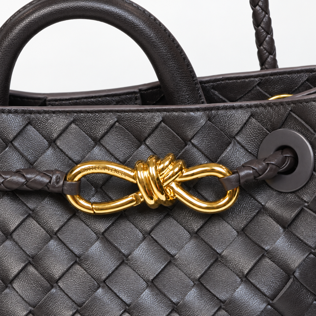 BV Black Woven Top-Handle Bag - product image 6