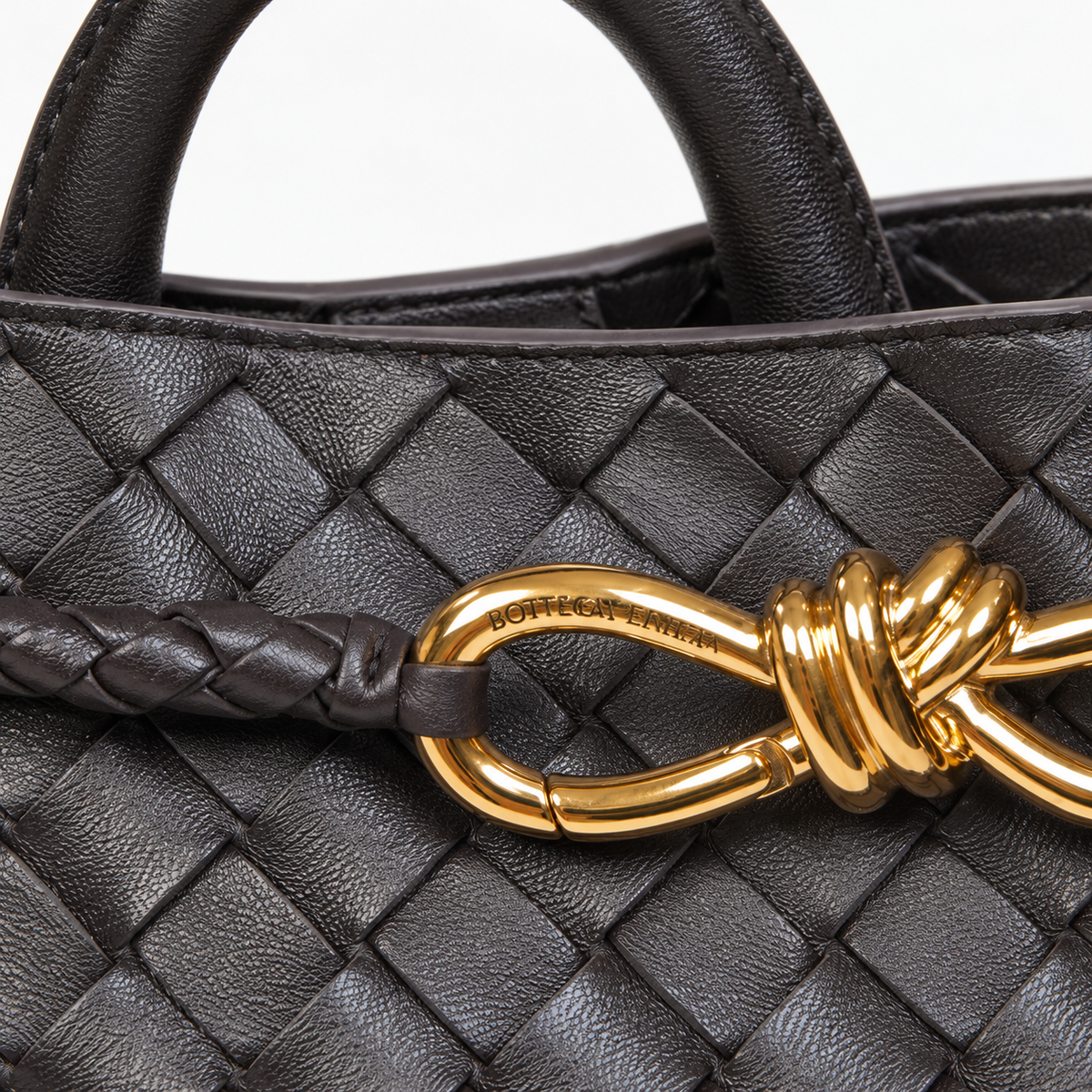 BV Black Woven Top-Handle Bag - product image 7