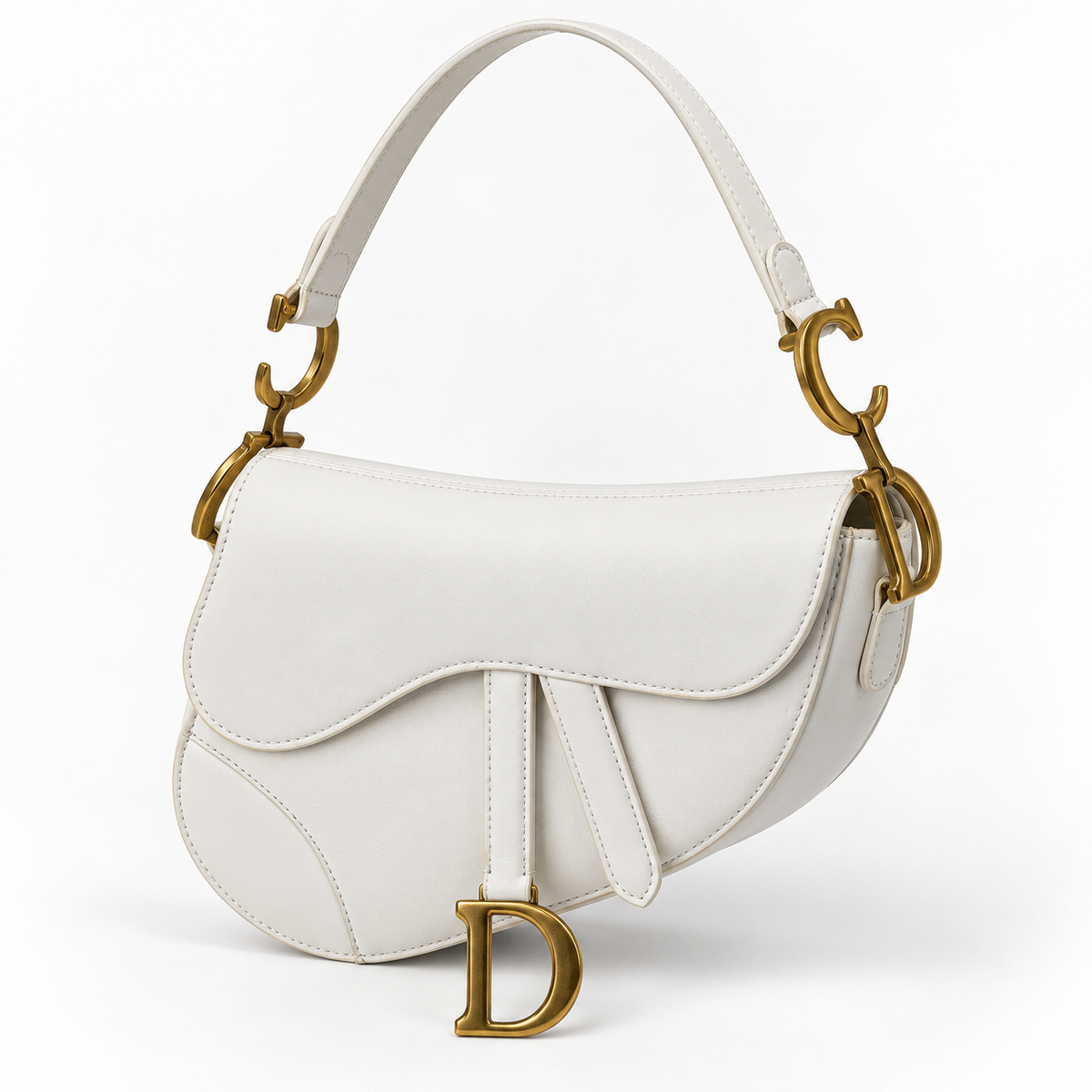 CD White Saddle Bag - product image 3