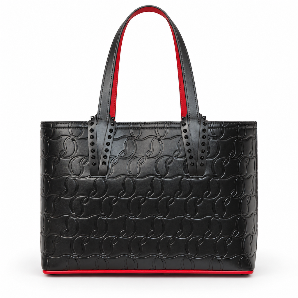 CL Black Embossed Studded Tote - product image 2