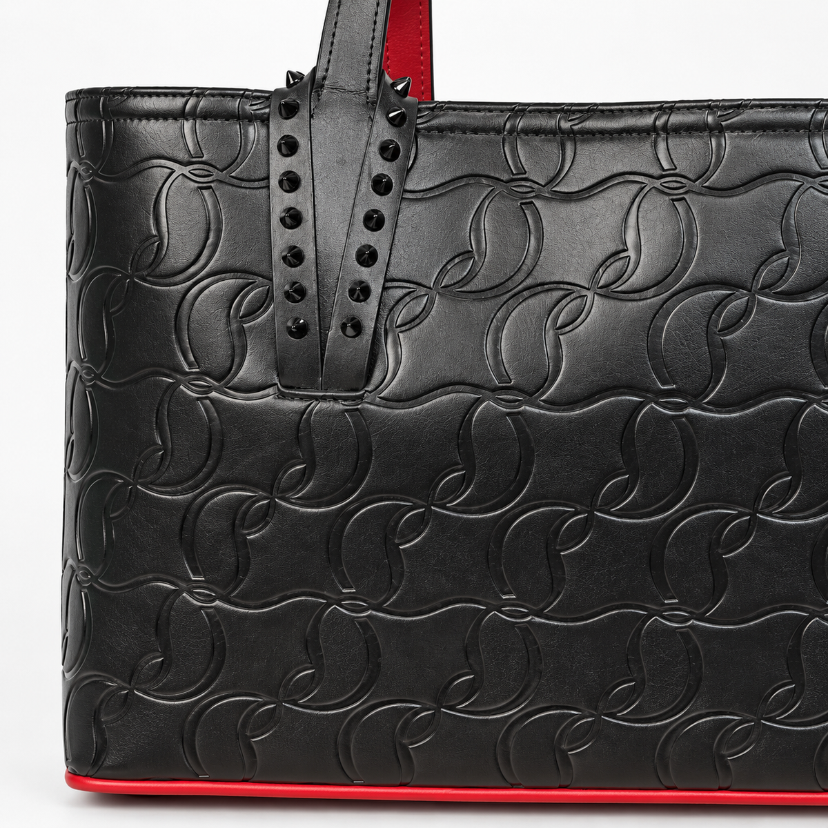 CL Black Embossed Studded Tote - product image 6