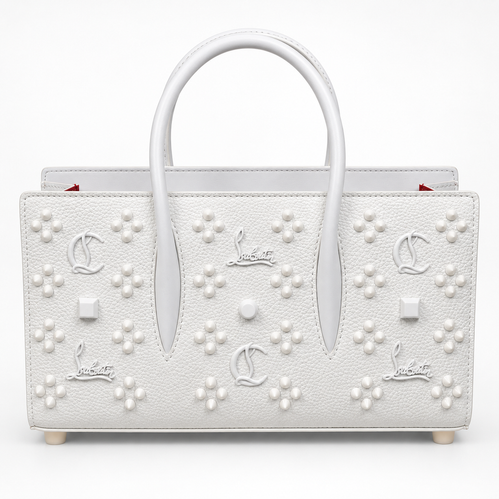 CL White Studded Top-Handle Bag - product image 2
