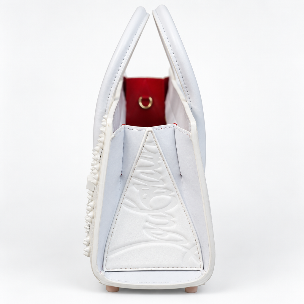 CL White Studded Top-Handle Bag - product image 4