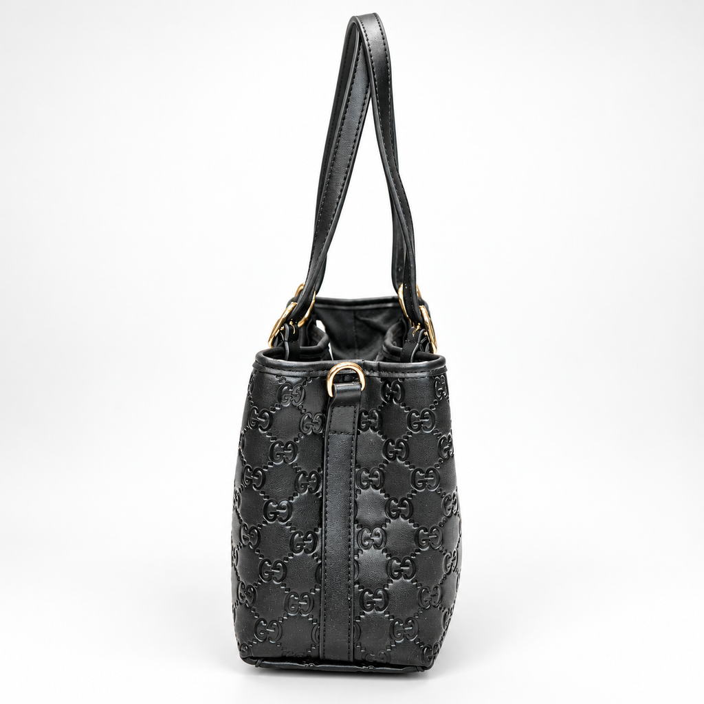 GG Black Monogram Tote Bag - product image 4