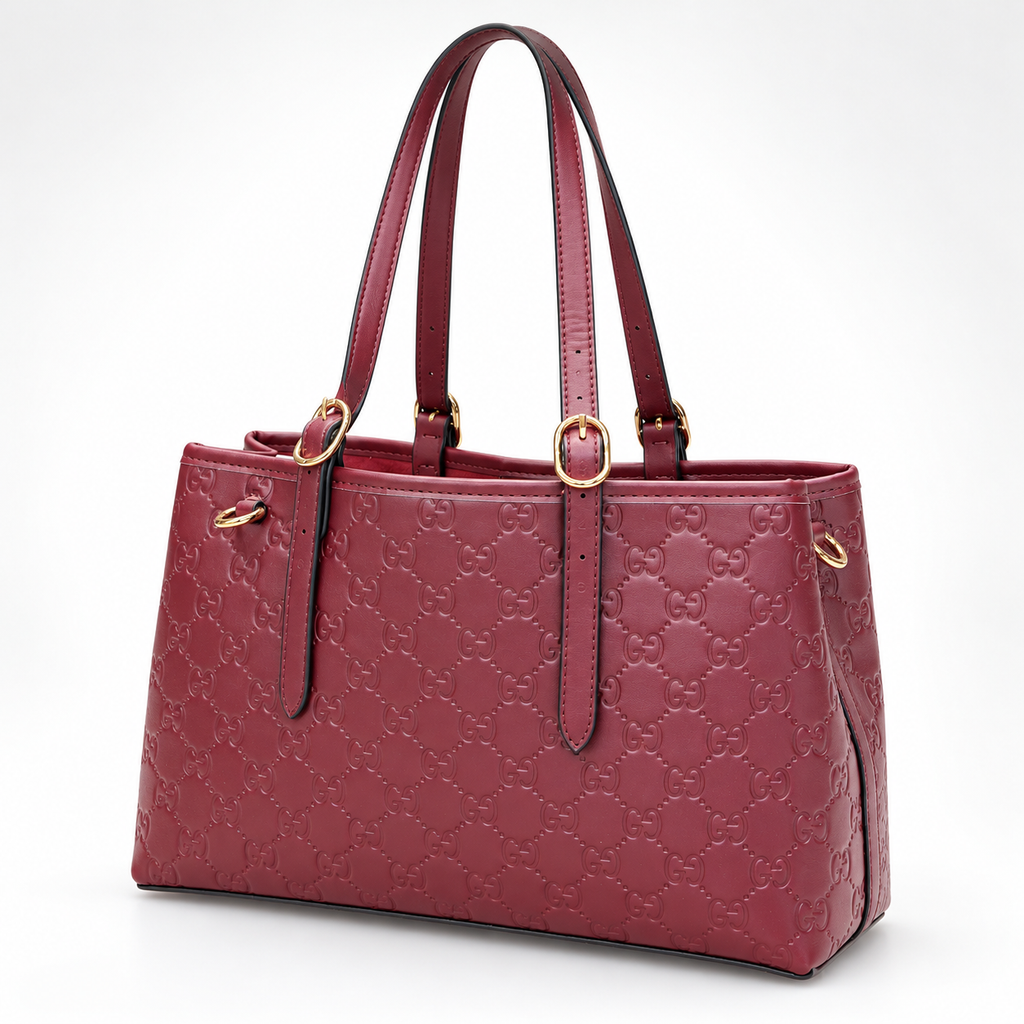 GG Burgundy Monogram Tote Bag - product image 4