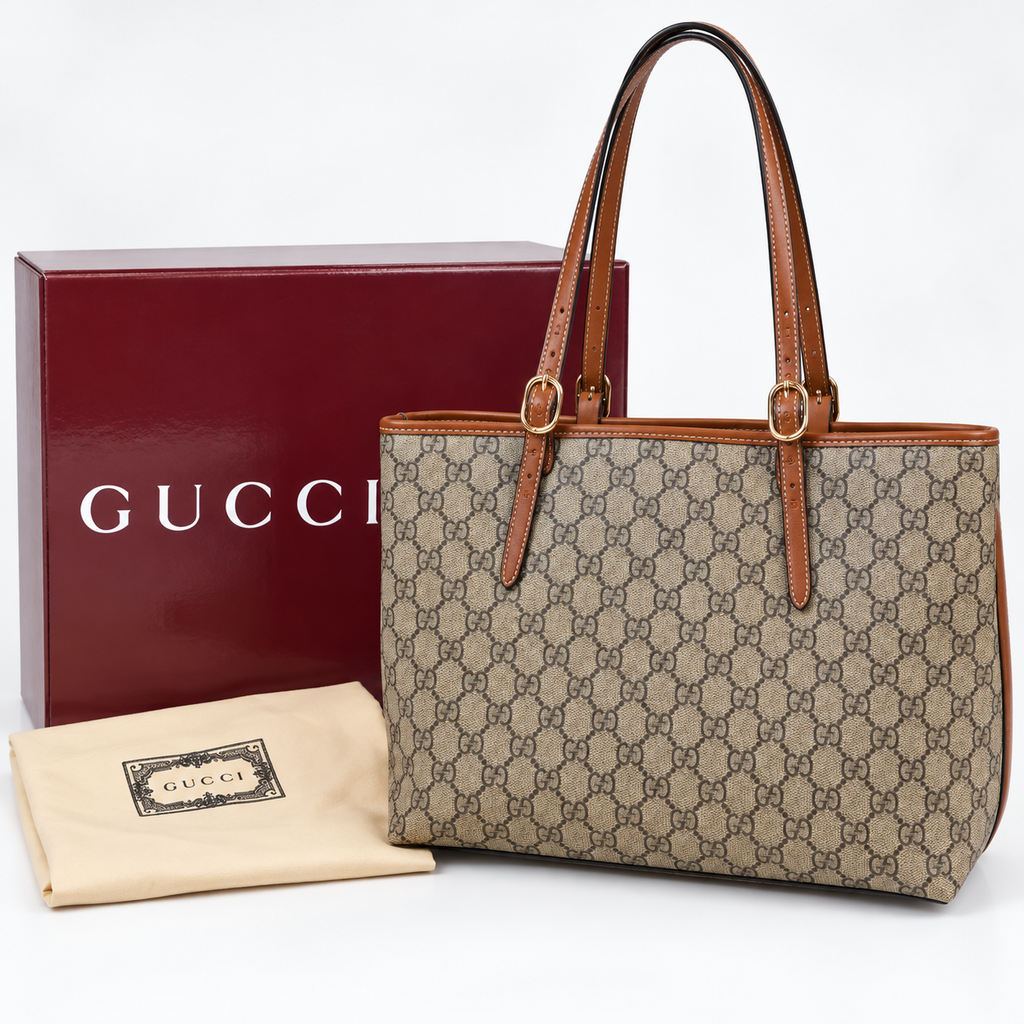 GG Beige Monogram Tote - product image 3