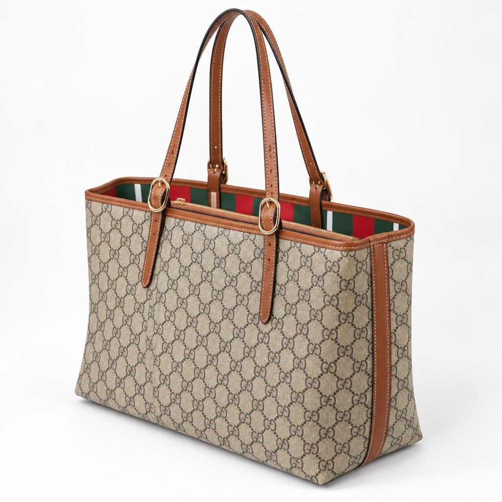 GG Beige Monogram Tote - product image 4