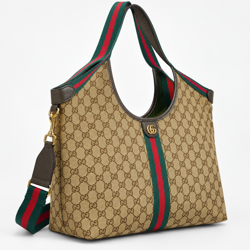 GG Beige Monogram Tote Bag - product image 4