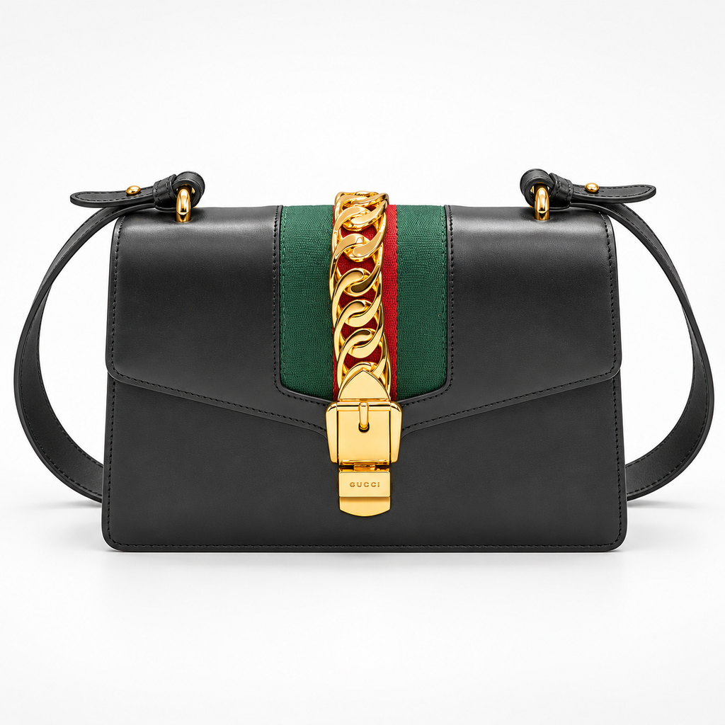 GG Black Web-Stripe Shoulder Bag - product image 2