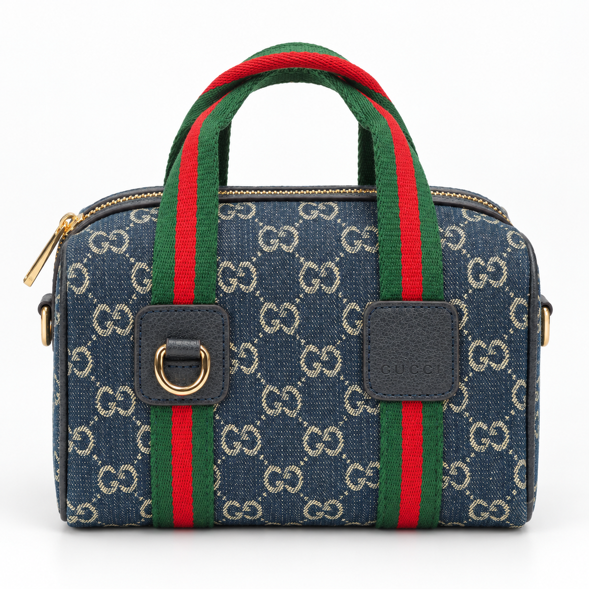 GG Blue Monogram Boston Bag - product image 2