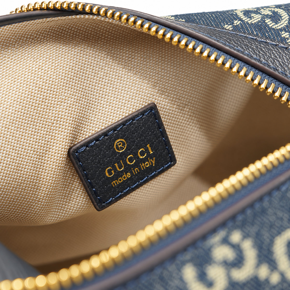 GG Blue Monogram Boston Bag - product image 5