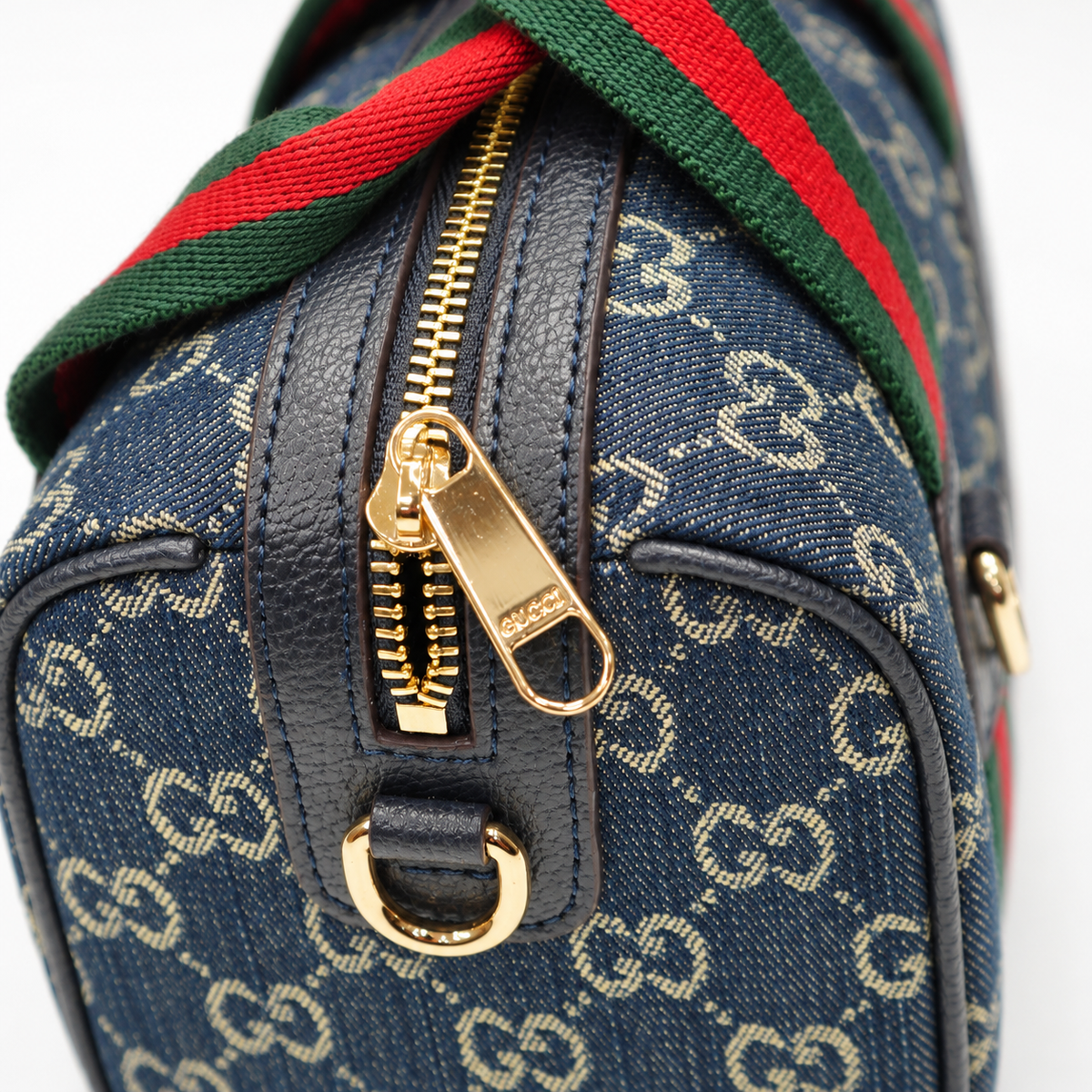 GG Blue Monogram Boston Bag - product image 6
